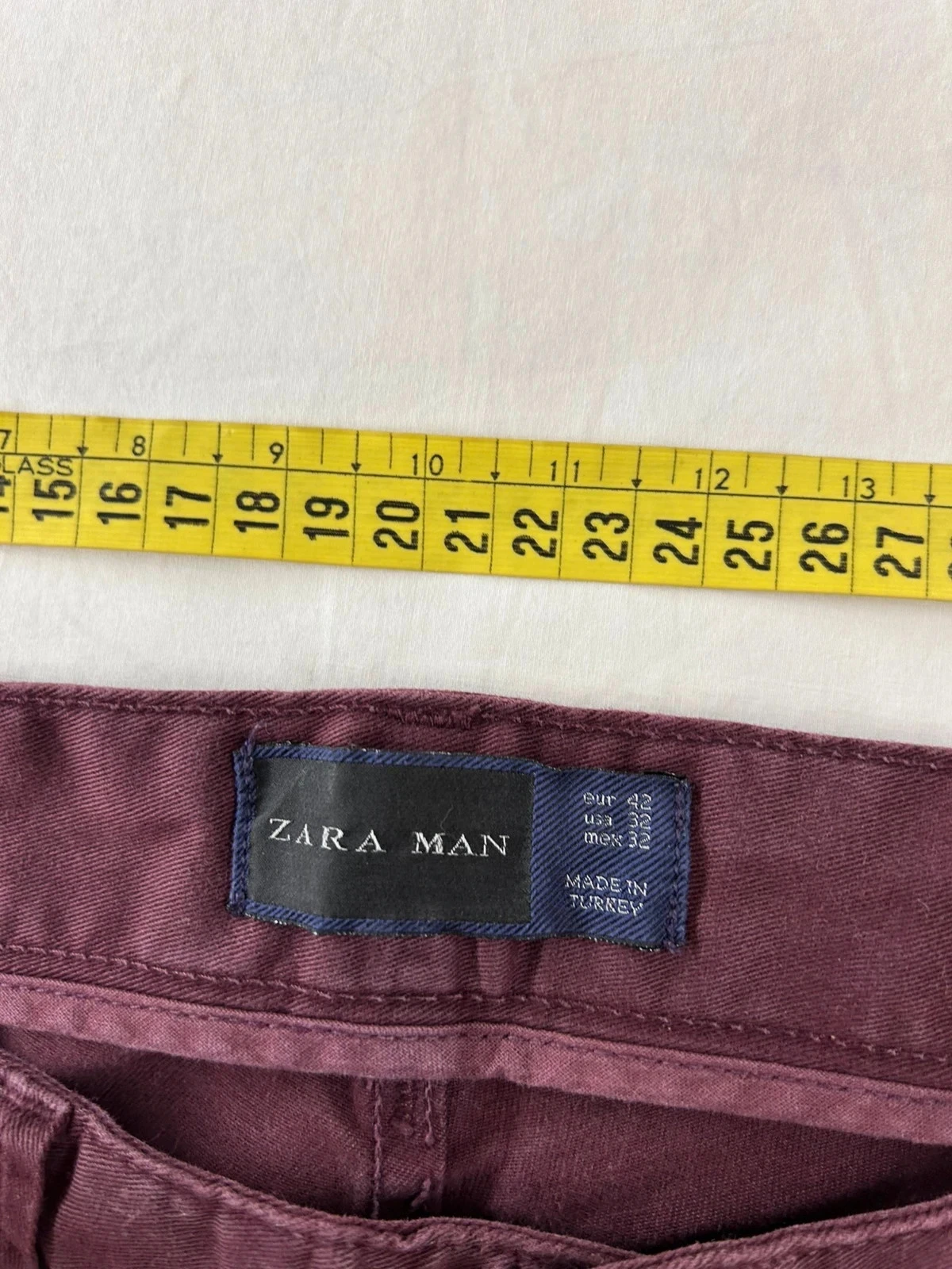 Rode bordeaux vintage jeans Zara Man – photo 9
